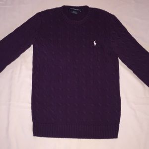 Ralph Lauren Sport purple sweater size M
